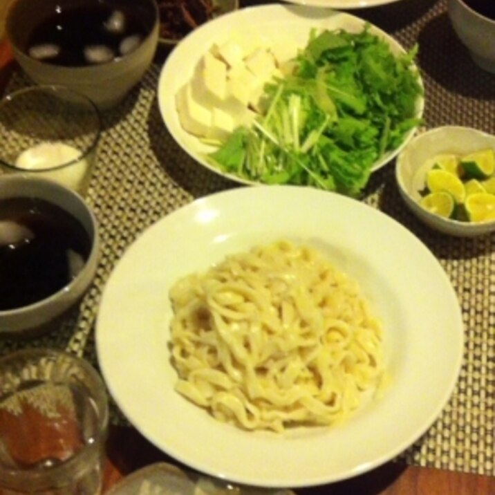 ツルツル手打ちうどん！